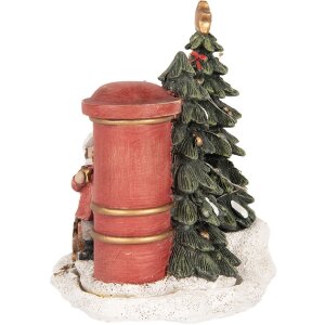 Clayre & Eef Ребенок у почтового ящика LED 16x12x14 см