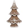 Clayre & Eef Декор Рождественская ёлка 7x5x11 см бежево-белая