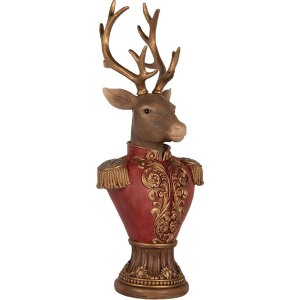 Clayre & Eef 6PR5394 Dekoration Büste Hirsch...