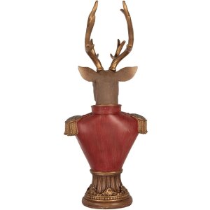 Clayre & Eef 6PR5394 Декоративная бюста оленя 16x14x36 см