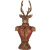 Clayre & Eef 6PR5394 Декоративная бюста оленя 16x14x36 см