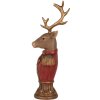 Clayre & Eef 6PR5394 Декоративная бюста оленя 16x14x36 см