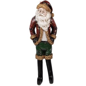 Clayre & Eef 6PR5588 Wanddekoration Weihnachtsmann...