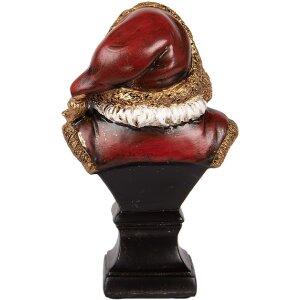 Clayre & Eef Бюста Санта Клаус 10x8x17 см