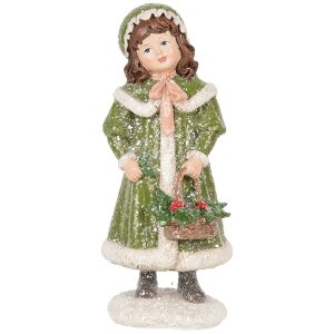 Clayre & Eef 6PR5687 Dekoration Kind Rosa 8x9x18 cm