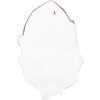 Clayre & Eef 6PR5690 Настенное украшение Санта Клаус 32x9x45 см