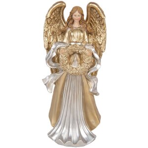 Clayre & Eef 6PR5697 Dekoration Engel 16x13x35 cm...