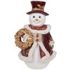 Clayre & Eef Декоративный снеговик 15x14x24 см