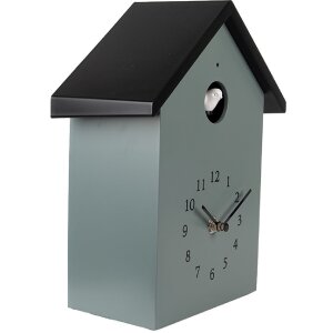 Clayre & Eef 6KL0838GR Wanduhr 20x10x26 cm Grün