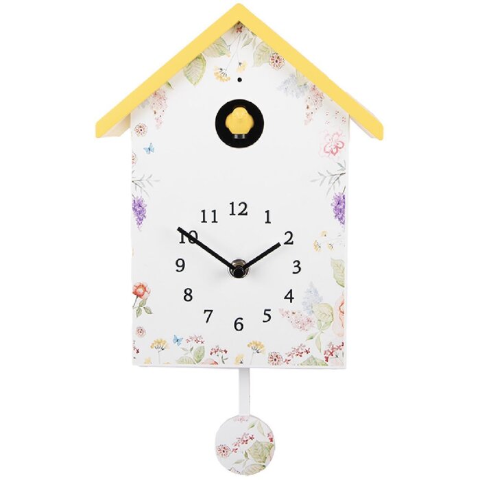 Clayre & Eef 6KL0839 Настенные часы 20x10x26 см, 3xAA