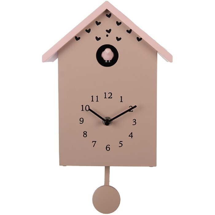 Clayre & Eef 6KL0840 Настенные часы 20x10x26 см, 3xAA