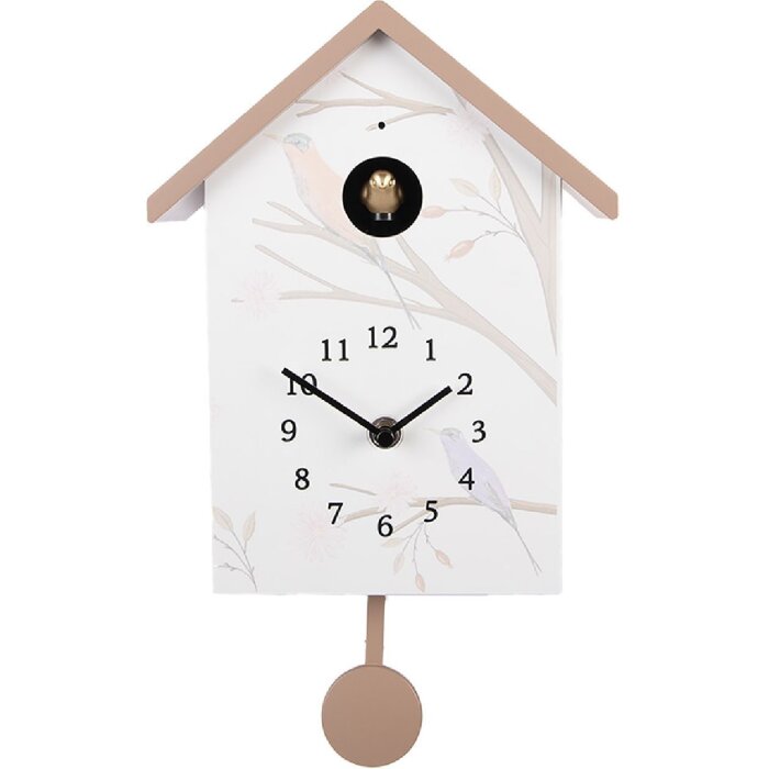 Clayre & Eef 6KL0841 Настенные часы 20x10x26 см, на батарейках AA