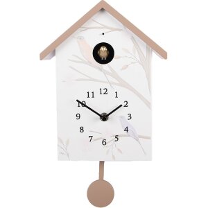 Clayre & Eef 6KL0841 Wanduhr 20x10x26 cm 3x AA...