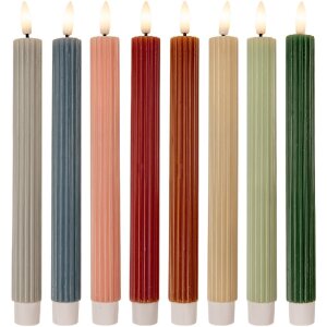 Clayre & Eef 6CA0002BL Светодиодные свечи, набор из 2 шт, Ø 2x25 см