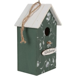 Clayre & Eef 6H2439 Vogelhaus 15x10x22 cm