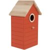 Clayre & Eef 6H2442 Vogelhaus 15x10x22 cm Rot Braun