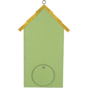 Clayre & Eef 6H2443 Vogelhaus 15x10x22 cm Grün und Gelb