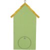 Clayre & Eef 6H2443 Vogelhaus 15x10x22 cm Grün und Gelb