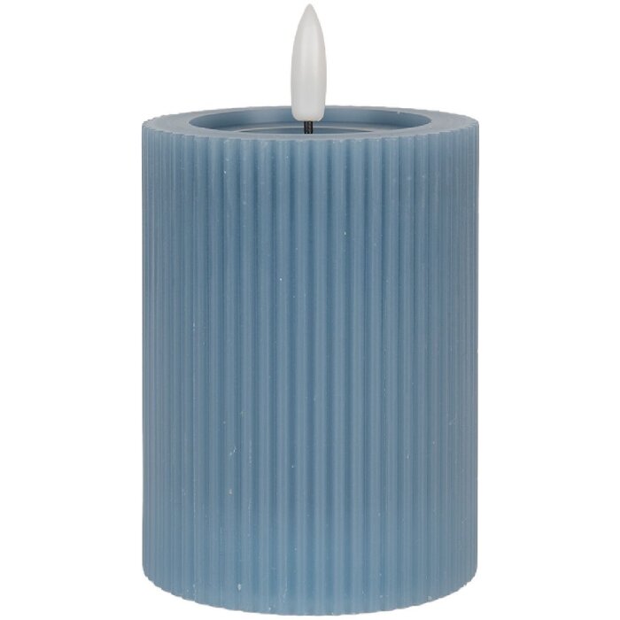 Светодиодная свеча Clayre & Eef 6CA0003BL Ø 8x13 см / 2xAA