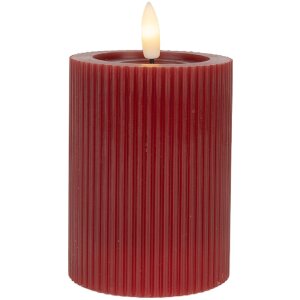 Clayre & Eef 6CA0003R LED Kerze mit Durchmesser 8x13 cm