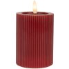 Clayre & Eef 6CA0003R LED Kerze mit Durchmesser 8x13 cm