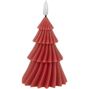 Clayre & Eef 6CA0005 Kerze mit LED Ø 8x13 cm...