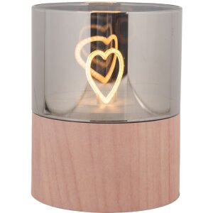 Clayre & Eef 6CA0007 Teelichthalter LED Ø 8x10...