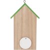 Clayre & Eef 6H2453 Скворечник 14x10x23 см Белый/Зеленый