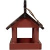 Clayre & Eef Домик для птиц 17x25x21 см, Красно-коричневый