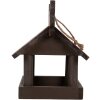 Clayre & Eef 6H2456 Vogelfutterhaus 17x25x21 cm Braun-Beige