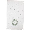 Clayre & Eef CTLNL Гостевое полотенце 40х66 см бело-зелёное