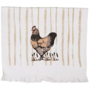 Clayre & Eef CTRFL-1 Gästetuch 40x66 cm...