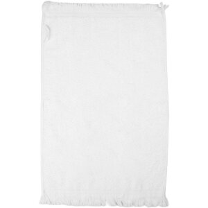 Clayre & Eef CTSLF Гостевое полотенце 40x66 см Белый/Розовый