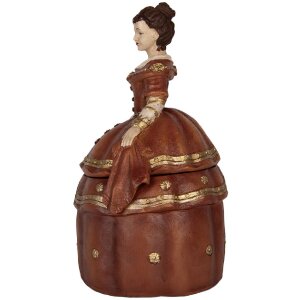 Clayre & Eef 6PR5546 Schmuckkasten Frau 19x16x29 cm Rot