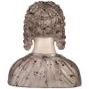 Clayre & Eef 6PR5548 Dekoration Büste Frau 27x15x30 cm Beige-Braun
