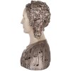 Clayre & Eef 6PR5548 Dekoration Büste Frau 27x15x30 cm Beige-Braun