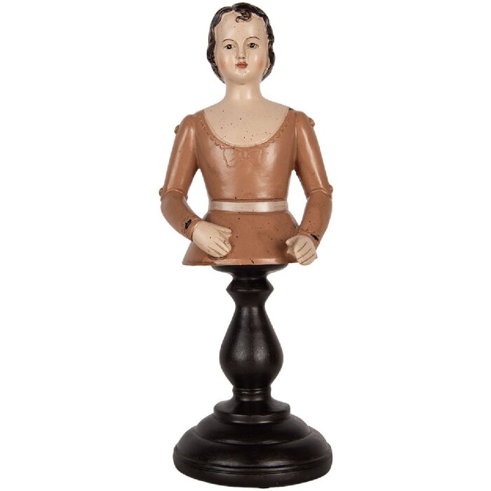 Clayre & Eef 6PR5561 Dekoration Frau Beige Braun 16x15x40 cm