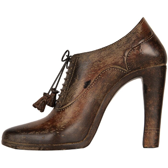 Clayre & Eef Декоративный ботинок 21x7x17 см коричневый