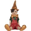 Clayre & Eef Пиноккио 13x13x19 см бежево-красная фигурка
