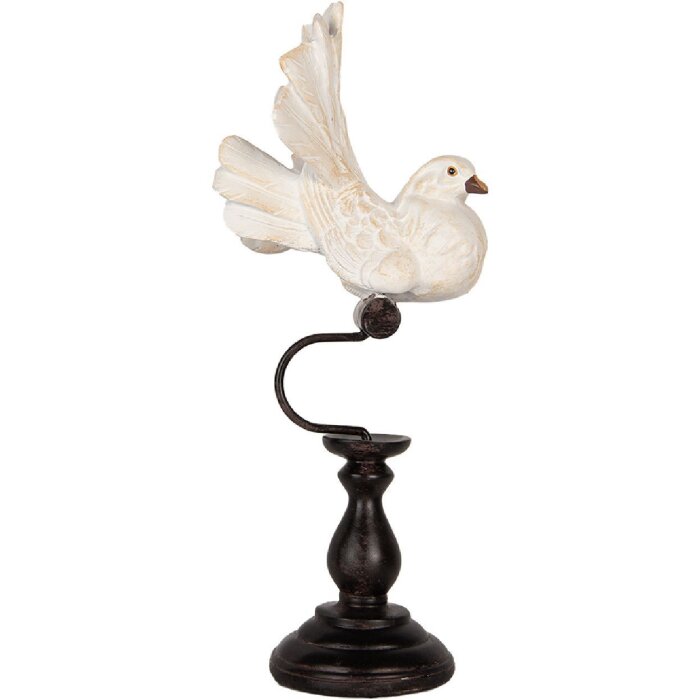 Clayre & Eef Декорация Птица 15x11x36 см