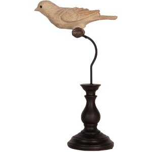 Clayre & Eef 6PR5587 Dekoration Vogel 12x7x21 cm...