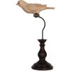 Clayre & Eef Декорация Птица 12x7x21 см Бежево-коричневая