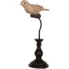 Clayre & Eef Декорация Птица 12x7x21 см Бежево-коричневая