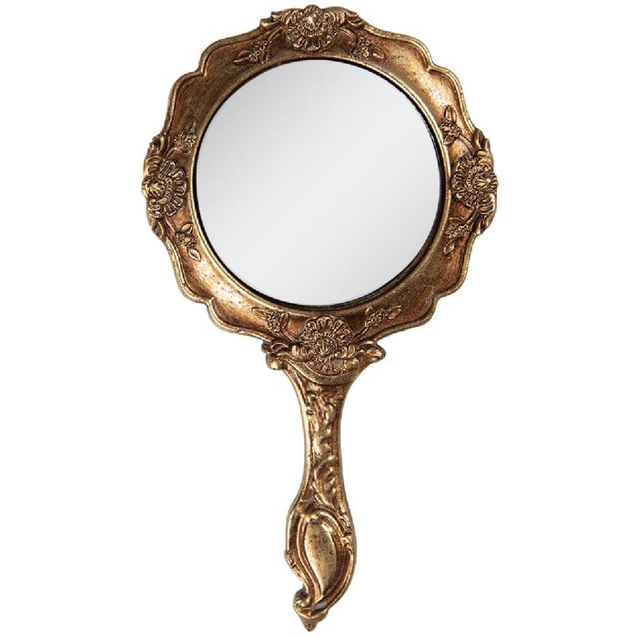 Clayre & Eef 62S309 Ручное зеркало 10x2x18 см