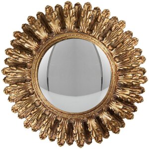 Clayre & Eef 62S314 Spiegel Ø 20x3 cm Goldfarben