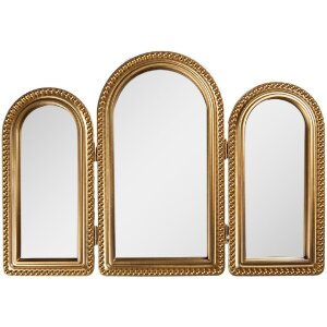 Clayre & Eef 62S315 Spiegel 50x2x35 cm Goldfarben