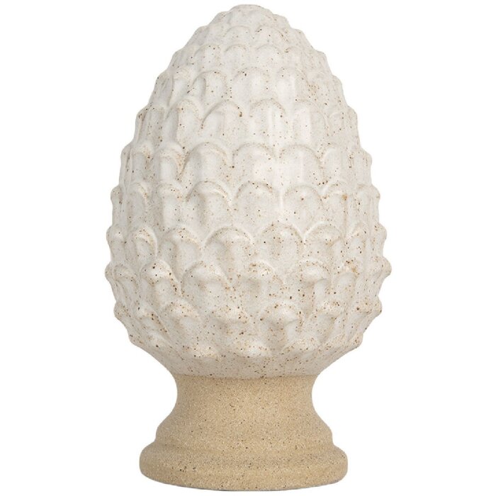 Clayre & Eef Декор Шишка Керамика 9x15 см Бежевый