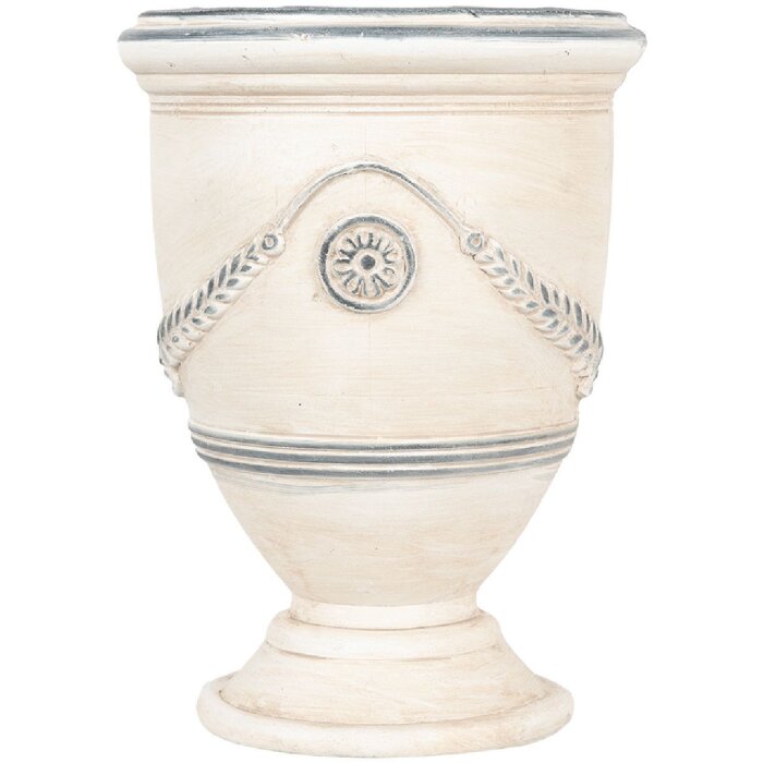 Clayre & Eef 6MG0121 Dekoration Blumentopf Beige Grau Ø 23x31 cm