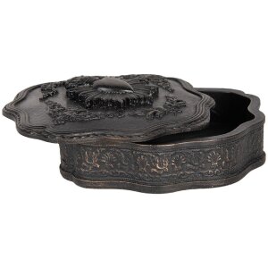 Clayre & Eef 6PR5294 Schmuckkästchen 12x11x4 cm Polyresin