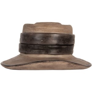 Clayre & Eef 6PR5545 Шкатулка для украшений Шляпа Ø 22x11 см